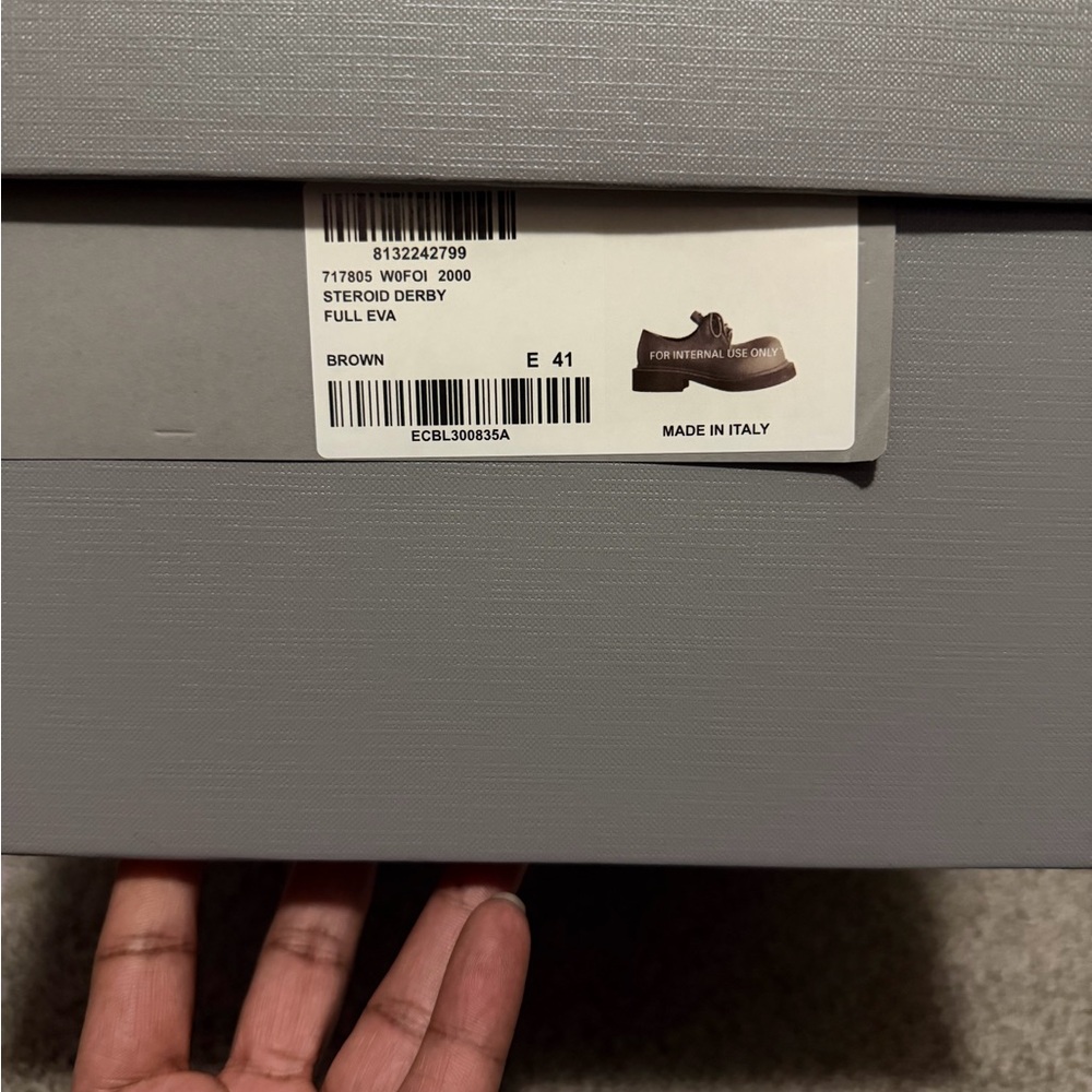 Balenciaga Men's Taupe Oxfords - Picture 10 of 11